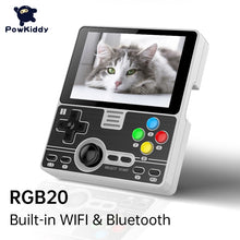 Load image into Gallery viewer, POWKIDDY New RGB20 3.5 &quot; IPS Full-Fit Screen Built-in Wifi Module Multiplayer Online RK3326 Open Source Handheld Game Console
