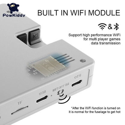 POWKIDDY New RGB20 3.5 " IPS Full-Fit Screen Built-in Wifi Module Multiplayer Online RK3326 Open Source Handheld Game Console