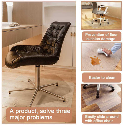 PVC Protector Clear Chair Mat Home Office Rolling Chair Floor Carpet Kitchen Mat Bath Carpet Living Room Floor Mat Without Chiar
