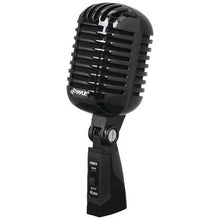 Load image into Gallery viewer, Pyle Pro PDMICR42BK Classic Retro Vintage-Style Dynamic Vocal Microphone (Black)
