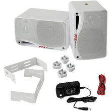 將圖片載入圖庫檢視器 Pyle PDWR42WBT 3.5-Inch 200-Watt 3-Way Indoor/Outdoor Bluetooth Home Speaker System (White)
