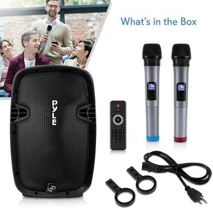 Pyle PPHP1299WU Portable Hi-Power Bluetooth PA Loudspeaker, 12-Inch