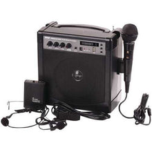 Load image into Gallery viewer, Pyle Pro PWMA220BM Portable Bluetooth Karaoke PA Amp &amp; Microphone System
