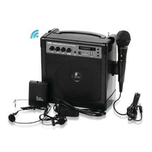 Load image into Gallery viewer, Pyle Pro PWMA220BM Portable Bluetooth Karaoke PA Amp &amp; Microphone System
