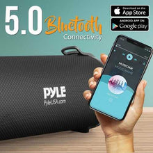 Cargar imagen en el visor de la galería, Pyle PBMSPG2BK Portable Bluetooth Speaker Radio System
