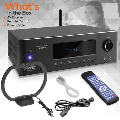 Pyle PT696BT 5.2-Channel 1,000-Watt Bluetooth Home Theater Receiver