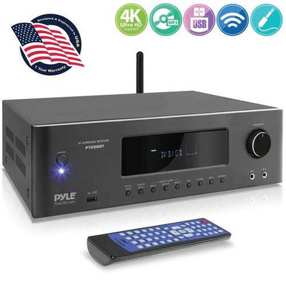 Pyle PT696BT 5.2-Channel 1,000-Watt Bluetooth Home Theater Receiver