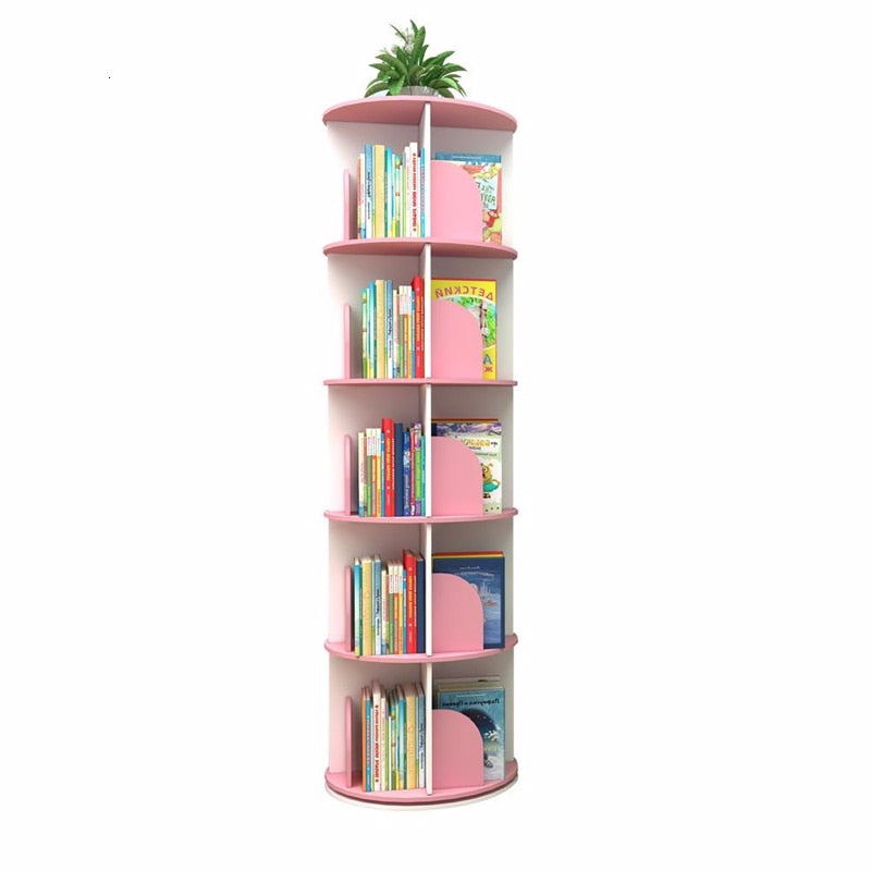 Per La Casa Decoration Industrielle Legno Rotatable Rotate Libreria Scaffale Home Furniture Bookcase Librero Bookshelf Case