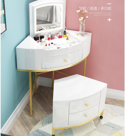 Photo studio dressing table with lamp professional bridal shop makeup table led bulb makeup artist dressing table beauty salon