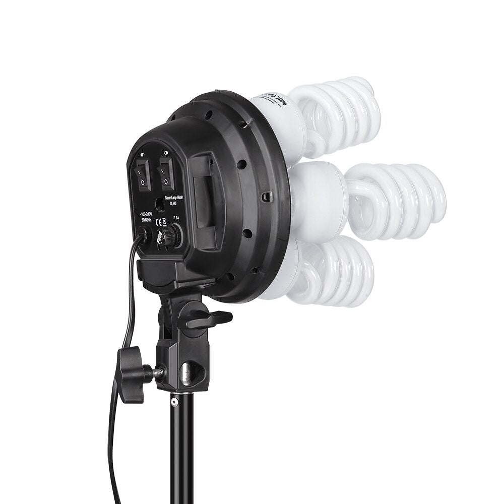 Photography Video Light E27 Photo Studio Bulbs 110-240V 5500K Photography Light Daylight Lamp Lighting 4 PCS