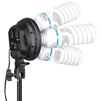 Photography Video Light E27 Photo Studio Bulbs 110-240V 5500K Photography Light Daylight Lamp Lighting 4 PCS