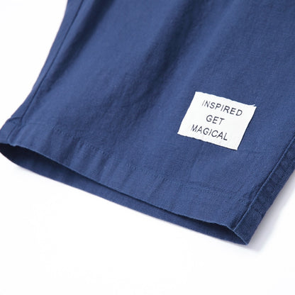 Pioneer Camp shorts men beach summer solid casual brand clothing elastic black blue pioner cotton shorts male  ADK803145