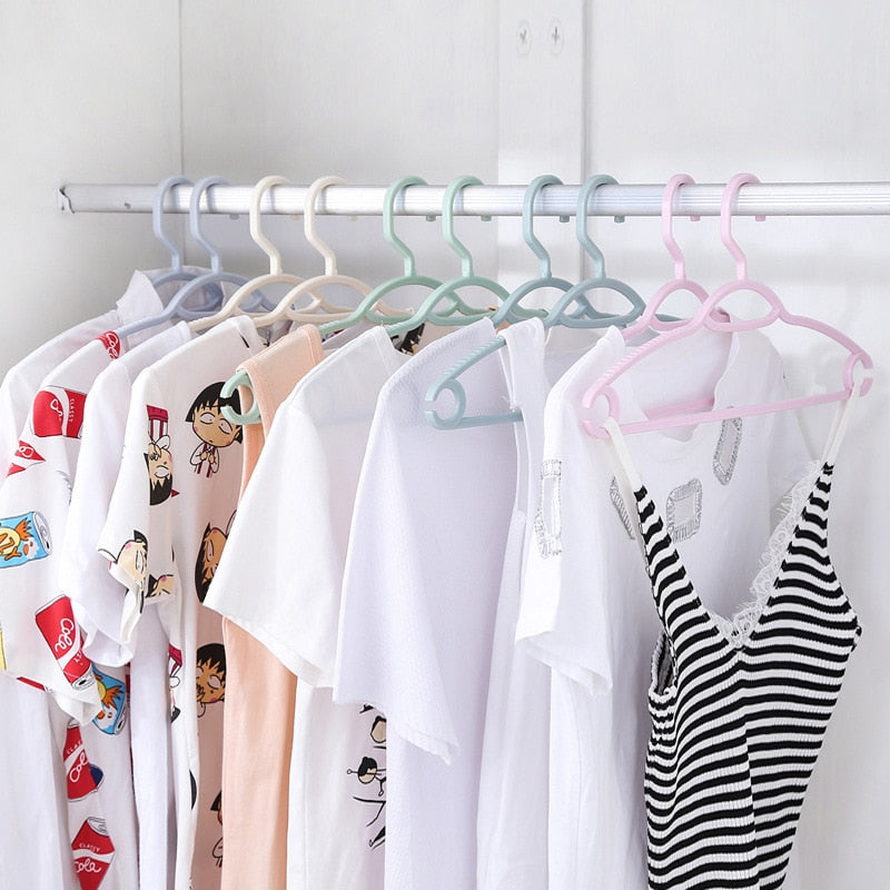 Plastic Clothes Racks Multi-Functional Adult Kids Anti-Skid Clothes Belt Scarf Hanger Rack Household Clothing Organization