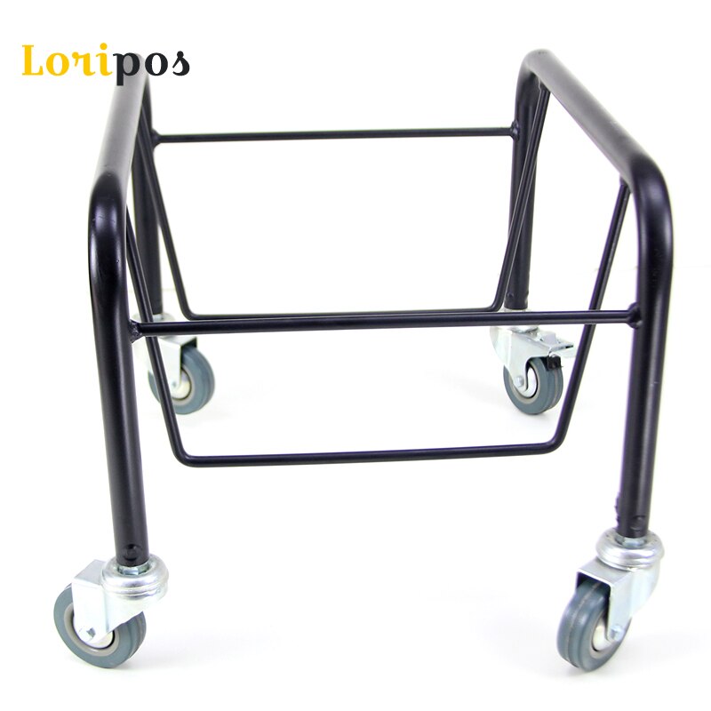 Plastic Shopping Basket Holder Frame Shopping Basket Wheels  Black Bottom Base Wheel Ideal for Retail Store Supermarket Convenience Stores Metal