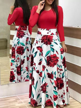 將圖片載入圖庫檢視器 Long Maxi Dress Elegant Print Party Dress Polka Dot Dress Women Summer Short Sleeve Dress Ladies Big size Dress Plus Sizes 5XL
