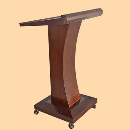 Podium reception desk solid wood simple and modern meeting teacher mobile presentation reception desk