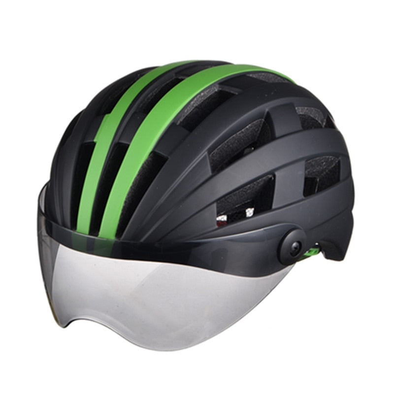 Popular Goggles Helmet Bicycle Riding Helmet Sports Outdoor Helmet Helmet Electric Bicycle Helmet Customized
