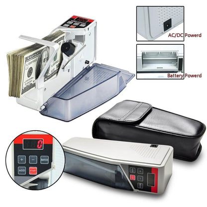 Portable Counting Machine EU-V40 Financial Equipment CountersMini Handy Money Counter for most Currency Note Bill Cash