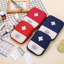 將圖片載入圖庫檢視器 Portable First Aid Medical Kit Travel Outdoor Camping Useful Mini Medicine Storage Bag Camping Emergency Survival Bag Pill Case
