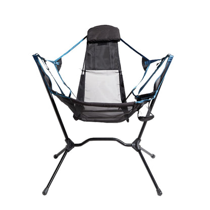 Portable Heavy Duty Outdoor Folding Camping swings chairs Aluminum Alloy luxury Camping Chair Backrest Folding