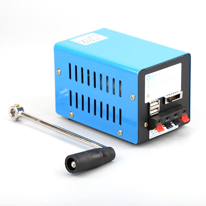 Portable High Power Dynamo Charger Emergency Hand Crank USB Generator