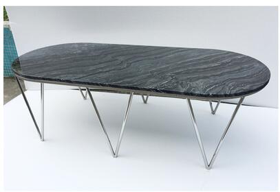 Post modern round tea table white marble tea table living room sofa several stainless steel low table oval coffee table