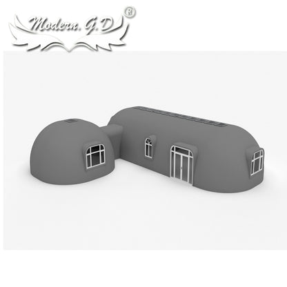 Prefabricated Commercial Building Terraced Dome House