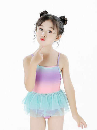 Princess Swimsuit for Girls Age 4-6-10 Yrs Summer Sport Beach Swimwear Dress Pool Party Bodysuit Kids Swim Baby Bathing Suit