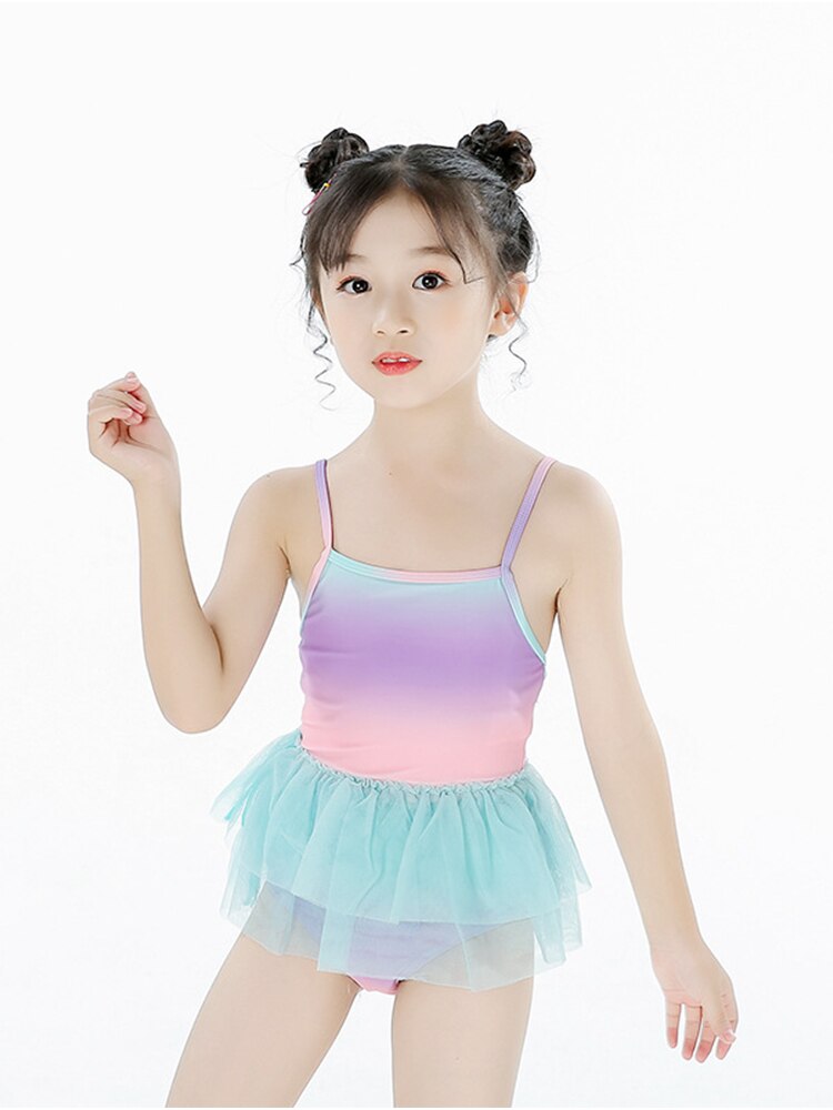 Princess Swimsuit for Girls Age 4-6-10 Yrs Summer Sport Beach Swimwear Dress Pool Party Bodysuit Kids Swim Baby Bathing Suit