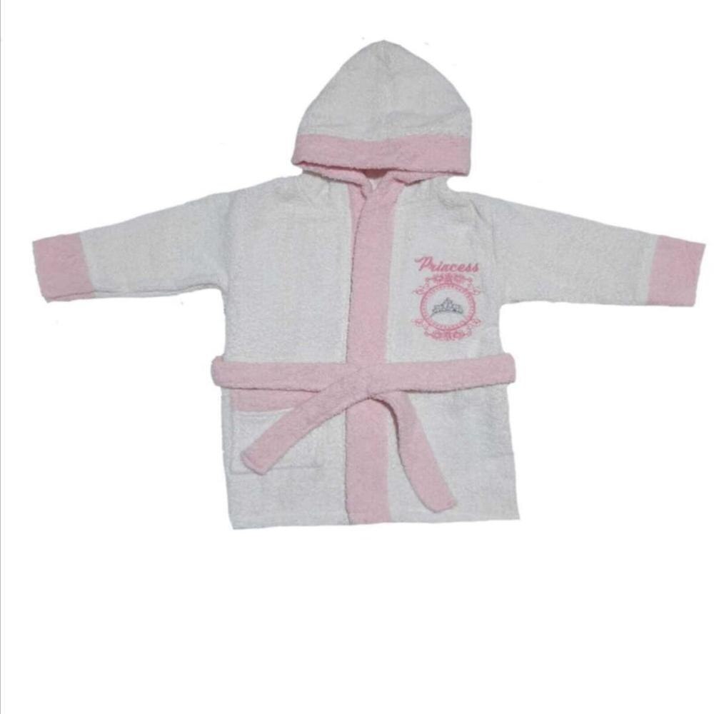 Princess Baby Bath Set Bathrobe. Towel. Slippers. Bath Sponge