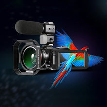 Load image into Gallery viewer, Professional 4K Full HD WIFI Nightshot Video Camera Camcorder with 3.1&#39;&#39; Touch Screen Built-in Microphone Outdoor Traveling Use
