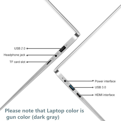 Promotion Intel 13.3 inch Laptop Windows 10 Ram 6GB Rom 128GB 256GB SSD Student Laptop portable Wifi Computer