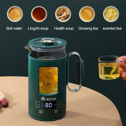Protable Multifunction Electric Kettle Stainless Steel Health Preserving Pot with filter Glass Boiled Warm Tea Pot Hot Water cup