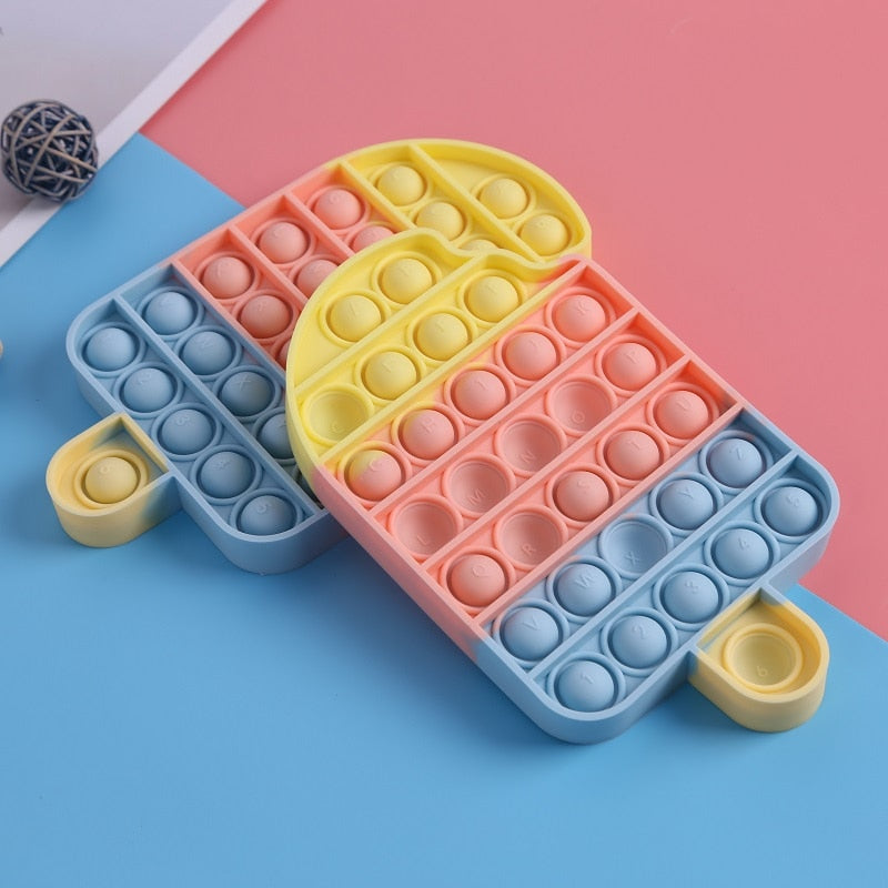 Push Bubble Fidget Antistress Toys Adult Kids Fidget Sensory Toy Autism Special Needs Stress Reliever Fidget Needs Board Game