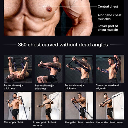 Push Up Resistance Band Bench Press Removable Chest Muscle Builder Arm Expander Home Workouts Gym Fitness Equipment DropShipping