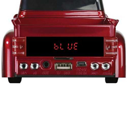 QFX BT-1956RED Ford On the Go Light and Sound Bluetooth Speaker (Red)