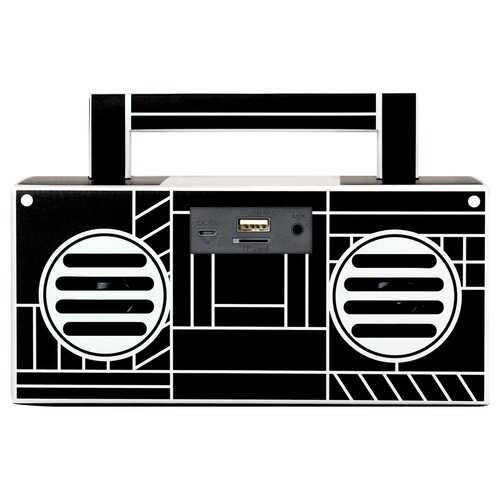 QFX BT-41-Boom Bluetooth Streaming TWS Ready Speaker (Black)