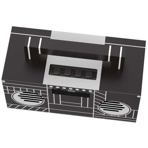 QFX BT-41-Boom Bluetooth Streaming TWS Ready Speaker (Black)