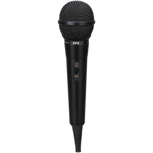 QFX M-106 Unidirectional Dynamic Microphone with 10-Foot Cable