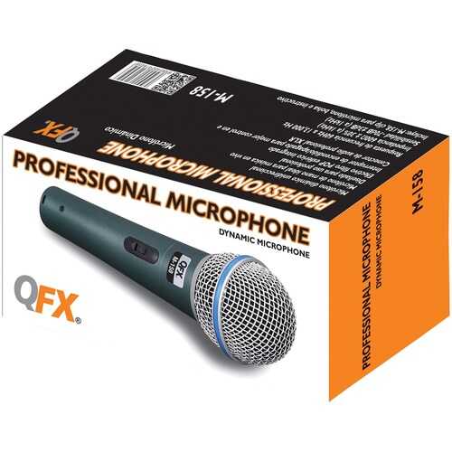 QFX M-158 Professional Dynamic Microphone