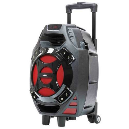 QFX PBX-61081BT-RED 8-Inch Battery-Powered Party Sound System