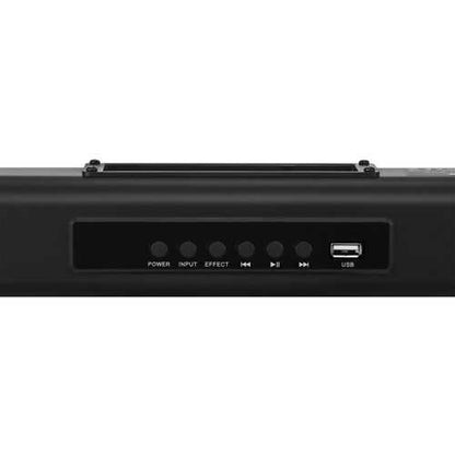 QFX SB-2037D 38-Inch Slim Bluetooth Sound Bar with FM Radio