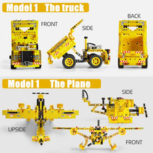 將圖片載入圖庫檢視器 QIHUI Blocks Engineering Bulldozer Crane Technic Truck City Building Block Construction Set Vehicle Car Toy For Children Gift
