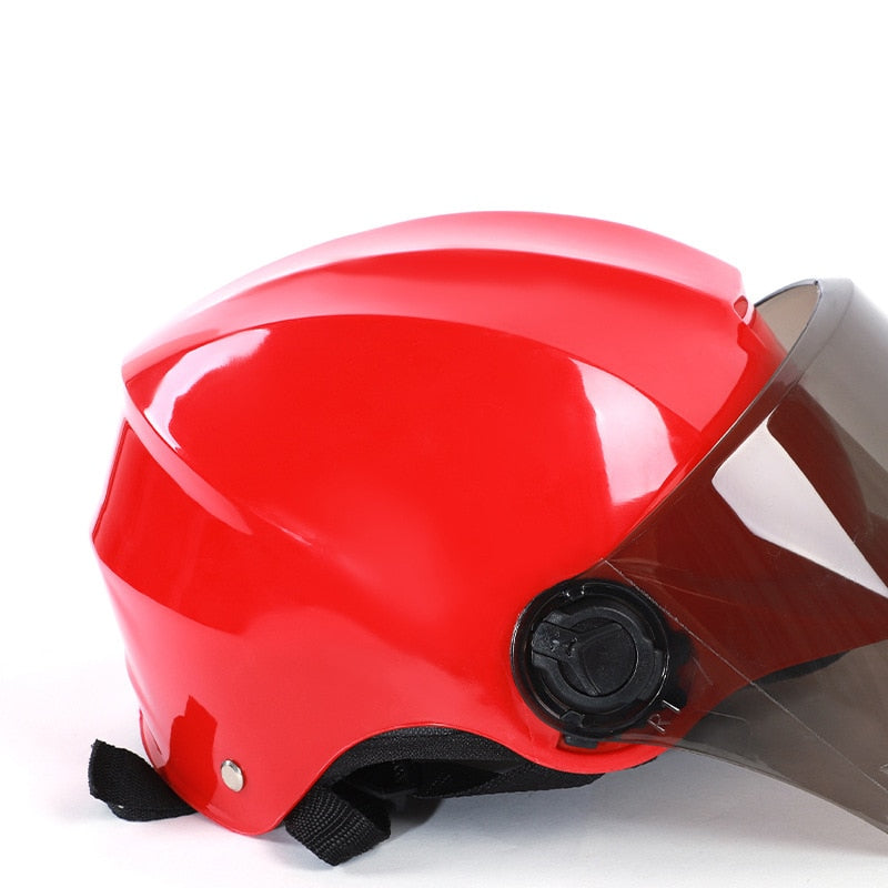 Quality Motorcycle Helmets Cycling Electric Bicycle Helmet Motocross Half Helmet Lens Visors Men Women Scooter Motorbike Helmet