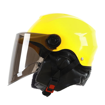 Quality Motorcycle Helmets Cycling Electric Bicycle Helmet Motocross Half Helmet Lens Visors Men Women Scooter Motorbike Helmet