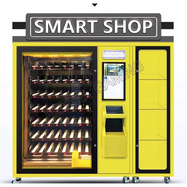 Quick Return Automatic 24-hour Self-Service Vending Machine Unmanned Store Put Beverage Cigarettes Condom Snacks 456pcs Capacity