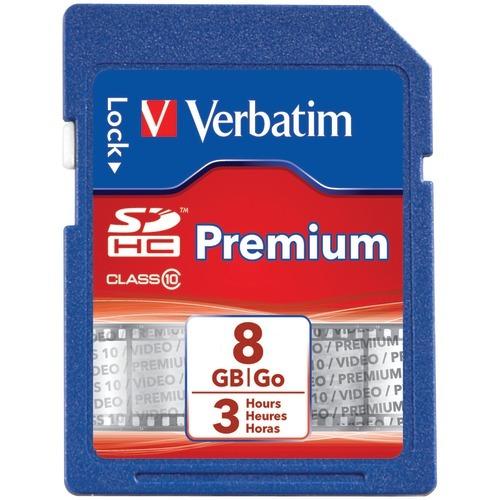 Verbatim Class 10 SDHC Card (8GB) (pack of 1 Ea)