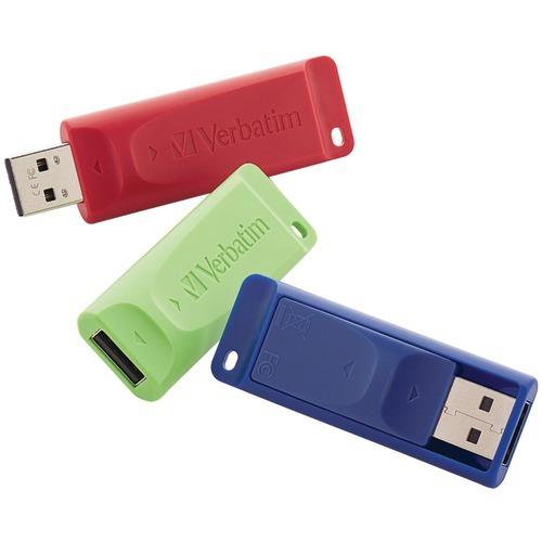 Verbatim 8gb Store & Go Usb Flash Drives (3 pack)