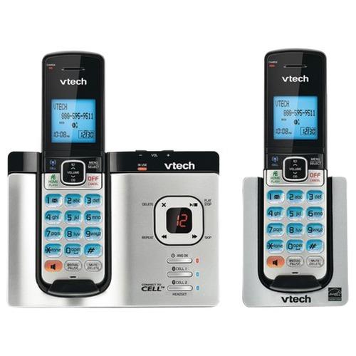 Vtech Dect 6.0 Connect-to-cell 2-handset Cordless Phone System (pack of 1 Ea)