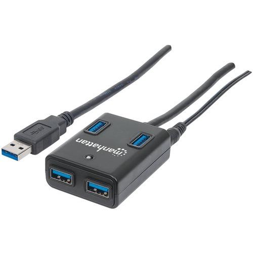 Manhattan Superspeed Usb 3.0 Hub (pack of 1 Ea)